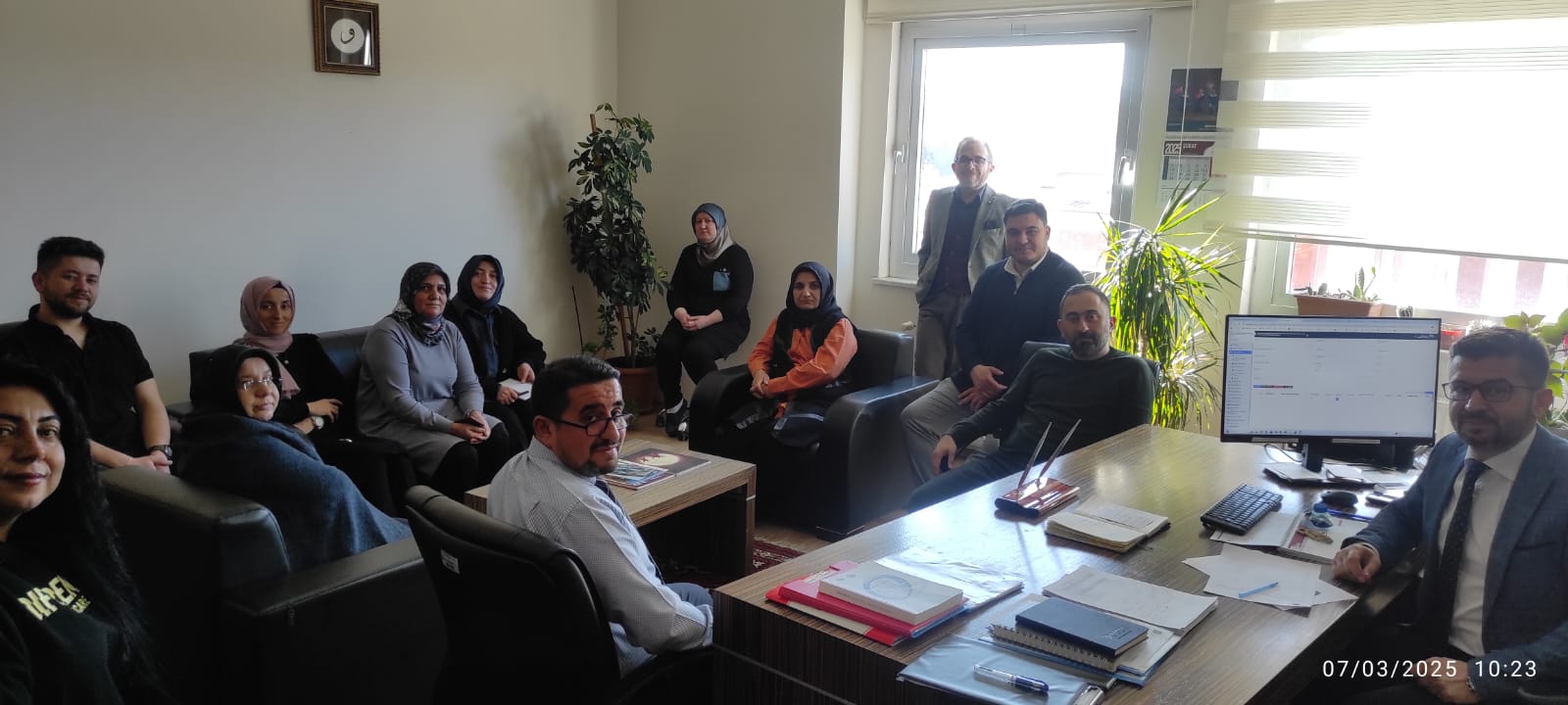 07.03.2025 tarihinde Başkanlığımız personeli ile sıfır atık konusunda bilgilendirme toplantısı yapıldı